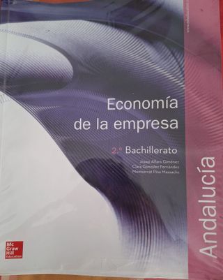 libro Economia a la empresa 2 Bach.
