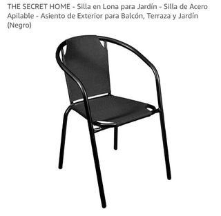 3 sillas exterior con brazos