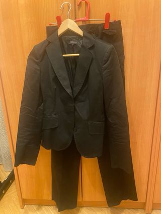 Traje mujer chaqueta sfera negro 