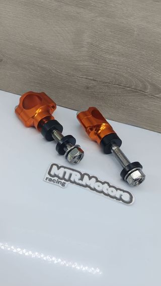 ✅ Torretas para manillares de 28mm color naranja