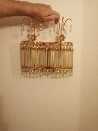 Aplique doble con strass
