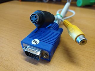 CAVO VGA TO S-VIDEO OUT/RCA VIDEO OUT