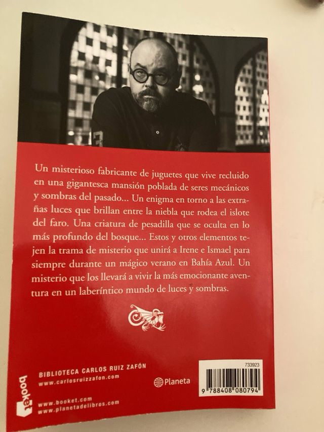 Libro Carlos Ruiz Zafón-Luces de Septiembre