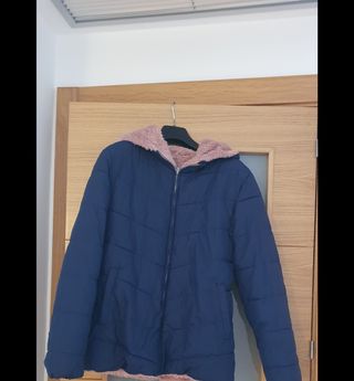 OCASIÓN PARA COLE!!!Chaquetón reversible azul/rosa