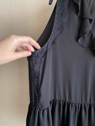 Blusa negra - zara