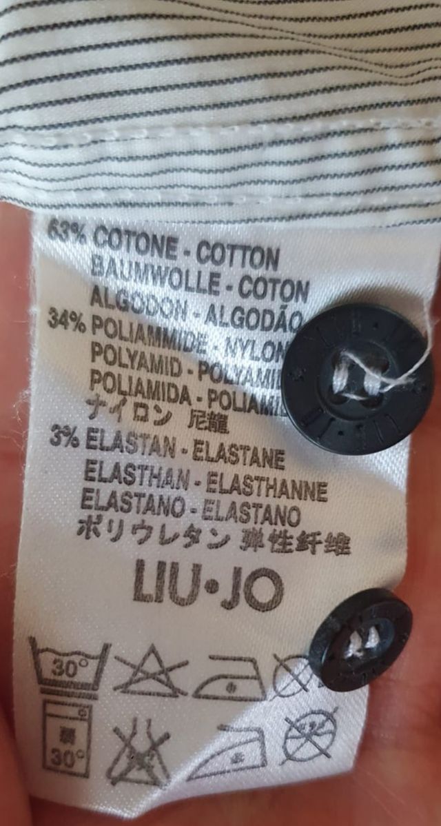 Camicia da uomo marca Liu Jo, maniche lunghe
