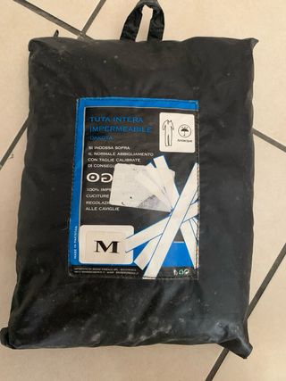 Tuta anti acqua da moto Tg M
