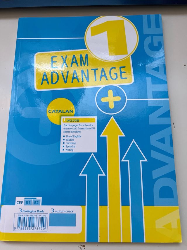 Llibre Advantage anglès/català 1 batxillerat