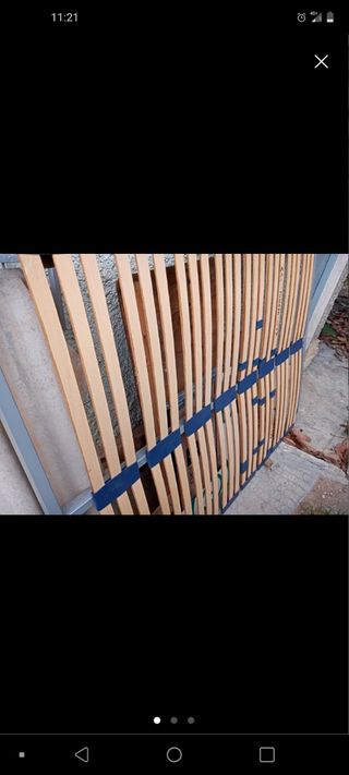 Colchón antiescaras y Somier de la cama