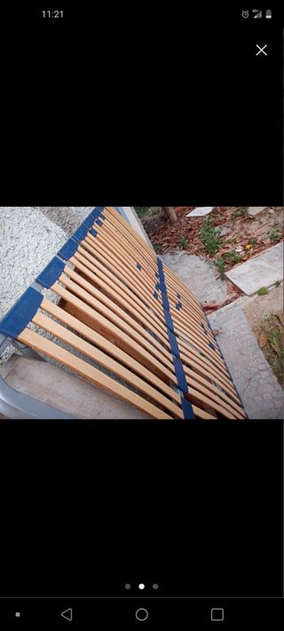 Colchón antiescaras y Somier de la cama