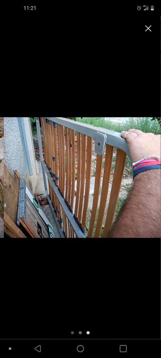 Colchón antiescaras y Somier de la cama