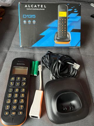 Teléfono fijo inalámbrico Alcatel D135