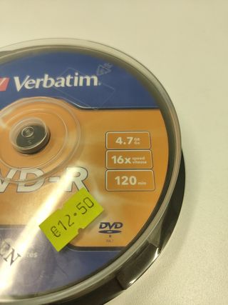Nuovi DVD-R Verbatim pacco da 10