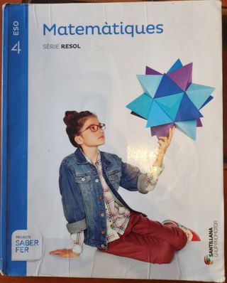 Libro matemáticas 4 ESO Santillana