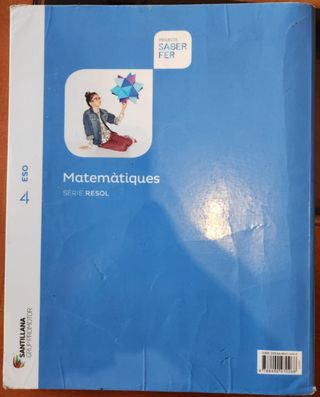 Libro matemáticas 4 ESO Santillana