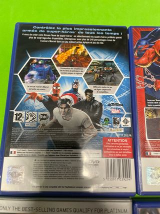 LOTE SUPER HEROES - PS2