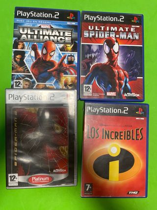 LOTE SUPER HEROES - PS2