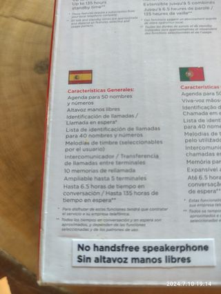 Teléfono fijo Motorola C1001L Nuevo.