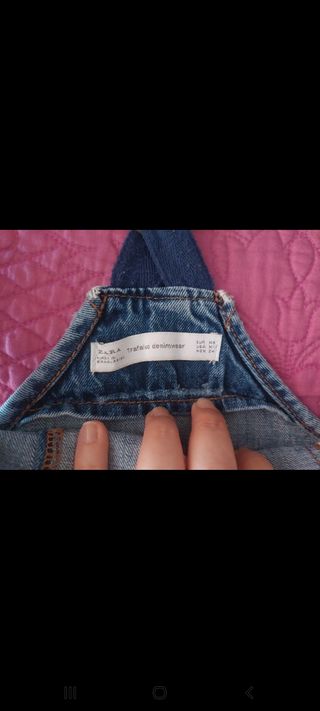 Peto vaquero XS Zara