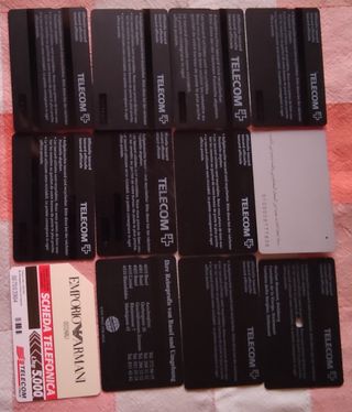Collezione schede telefoniche telecom