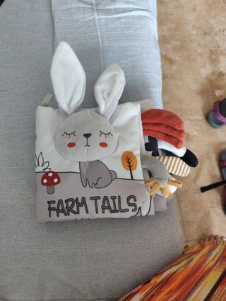 Libros de tela  sensorial montessori