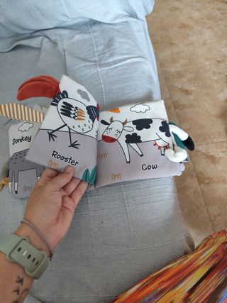 Libros de tela  sensorial montessori