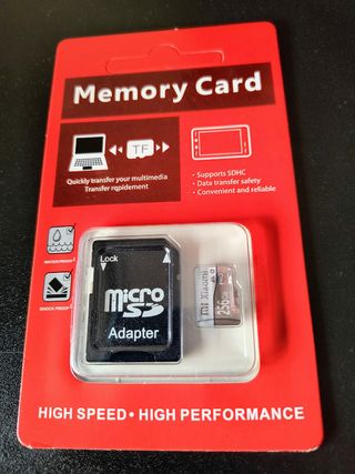 TARGETA SD 256GB NUEVA