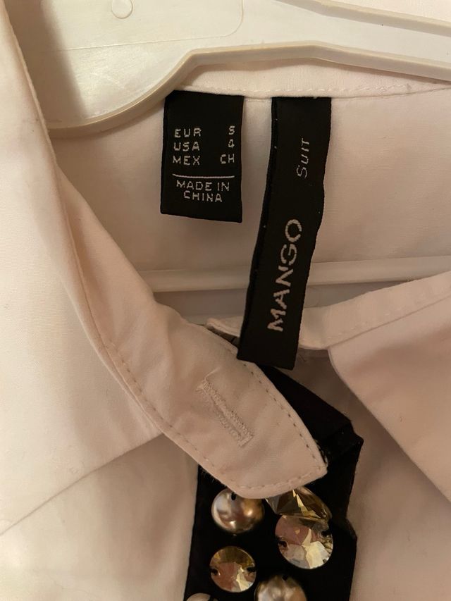 Camisa sin mangas de Mango