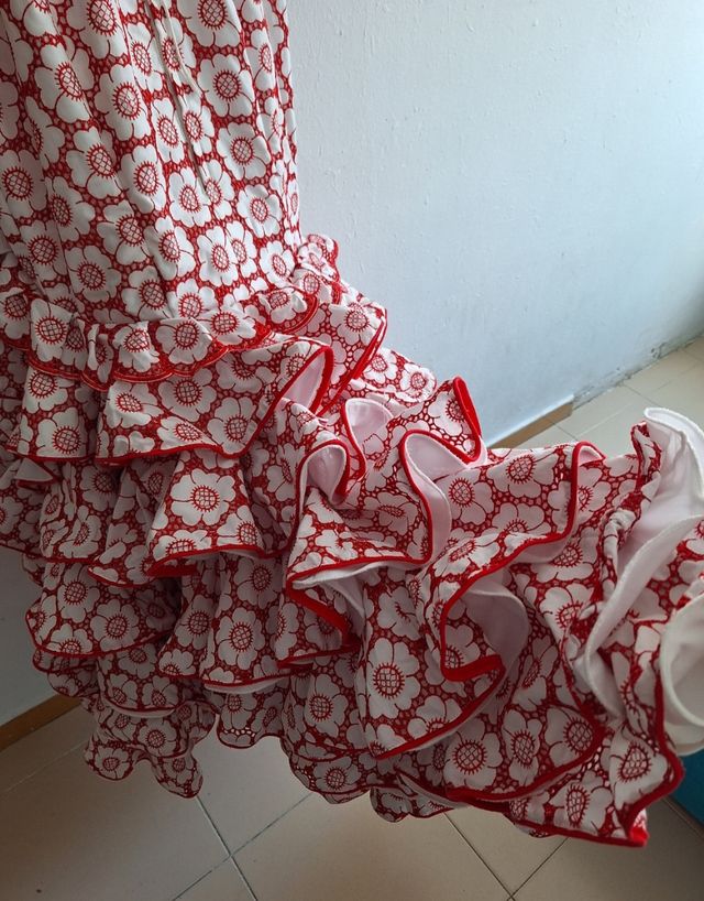 Bestido flamenco talla pequeña