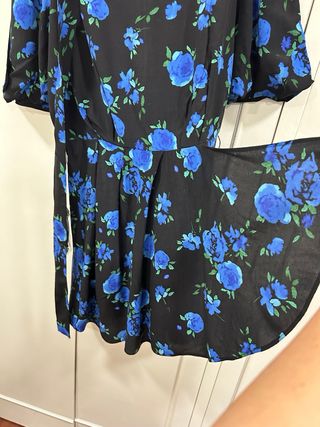 Vestido estampado Bershka