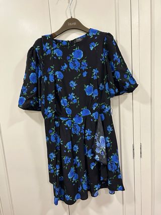 Vestido estampado Bershka