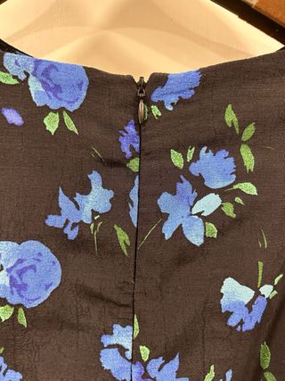 Vestido estampado Bershka