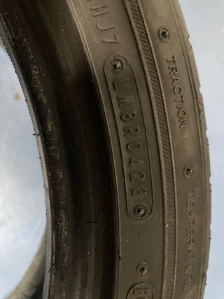 Ruedas 225/45/18 95w marca falken