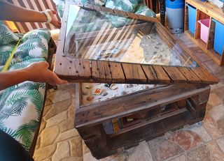 Conjunto jardín palets