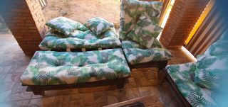 Conjunto jardín palets