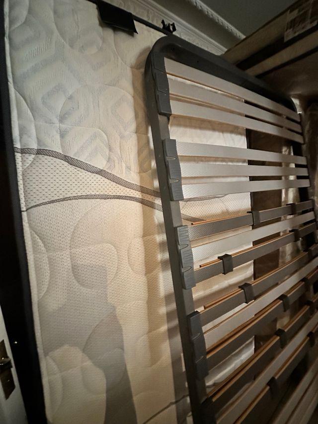 Cama somier+Ptas+ Colchón 80x190