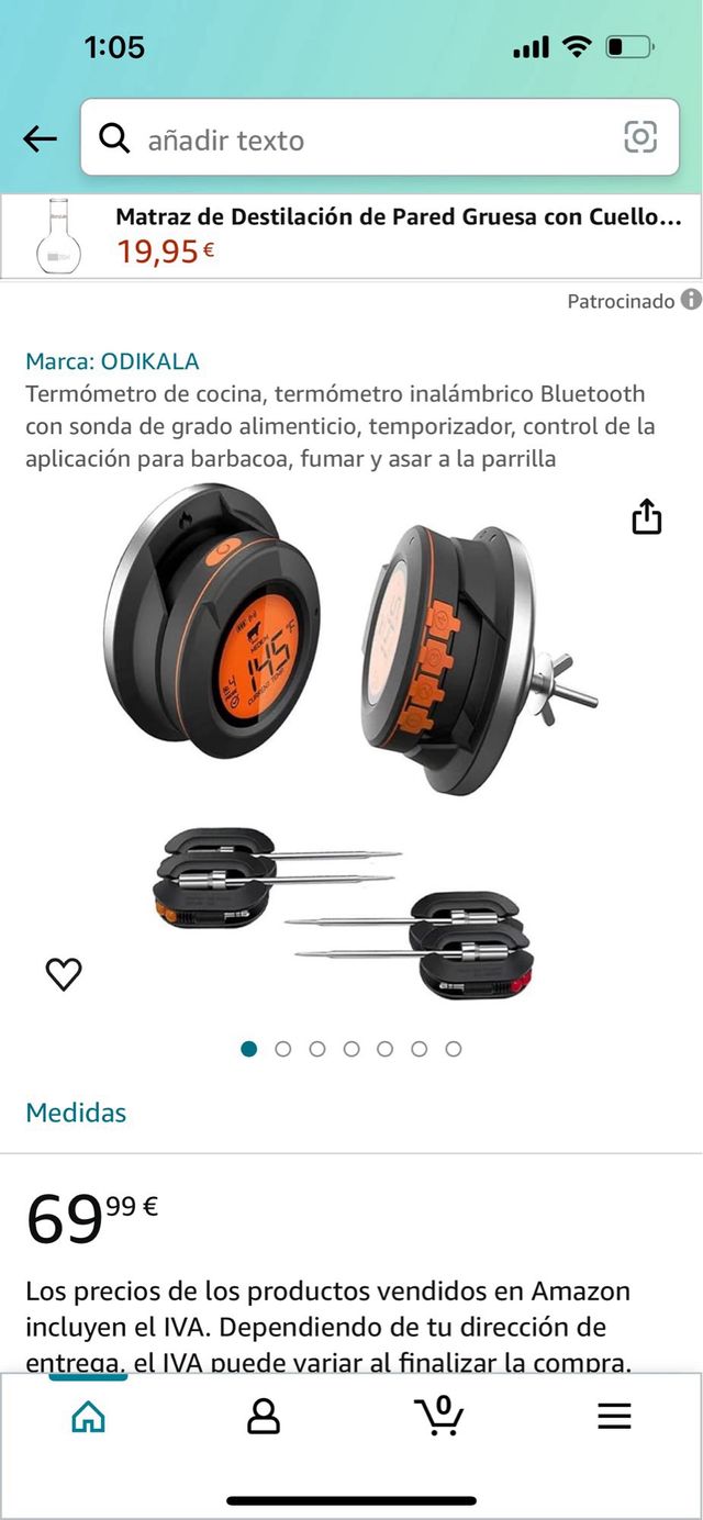 Termometro de cocina