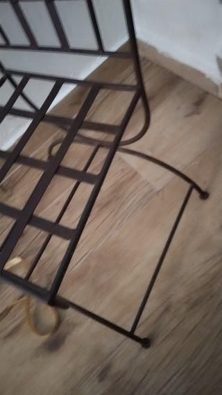 Silla hierro forjado