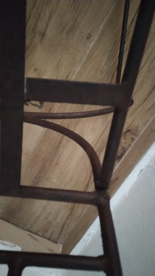 Silla hierro forjado