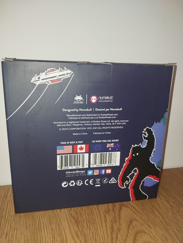 Lámpara Space Invaders Logo 3D