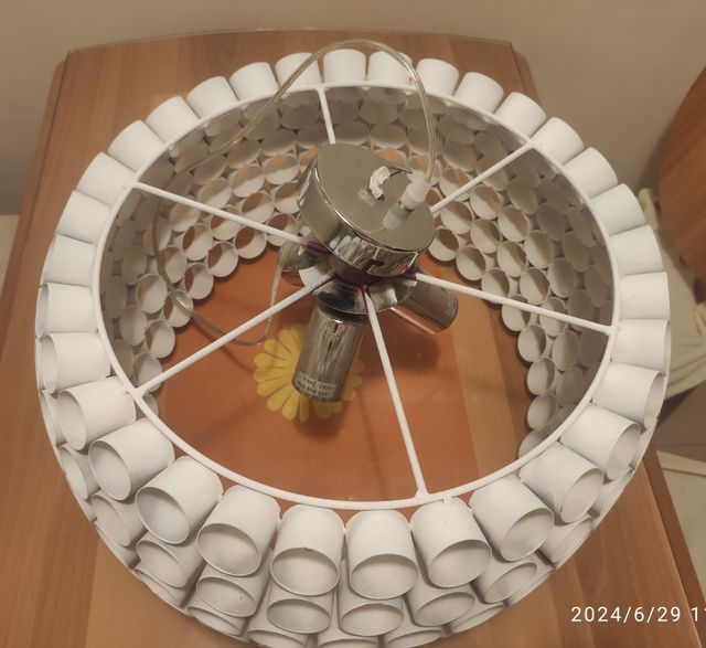 Lámpara de techo con tres bombillas