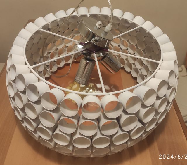 Lámpara de techo con tres bombillas