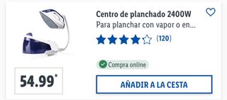 CENTRO DE PLANCHADO 2400w