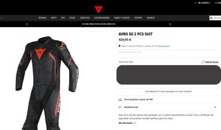 MONO CUERO DAINESE AVRO D2