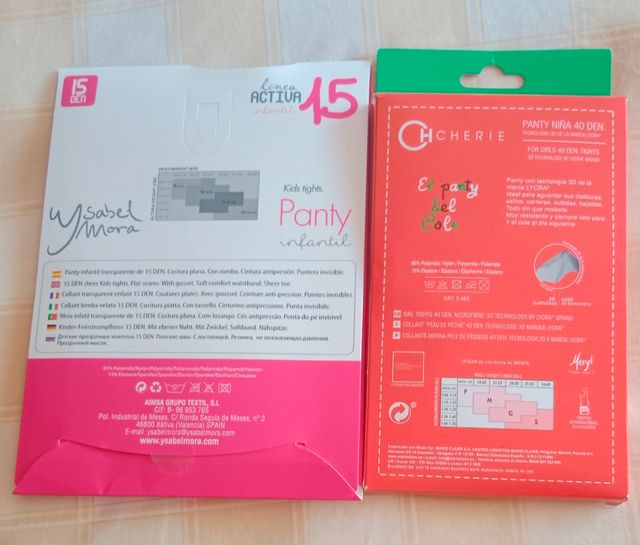 Pack Panty infantil