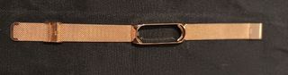 Ambas pulseras. De vestir. Miband3. Acero y "piel"