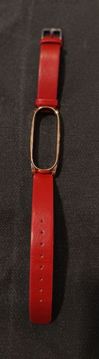 Ambas pulseras. De vestir. Miband3. Acero y "piel"