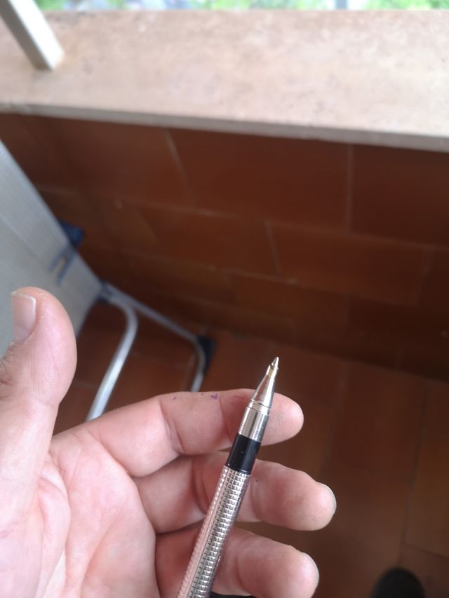 boligrafo omas plata