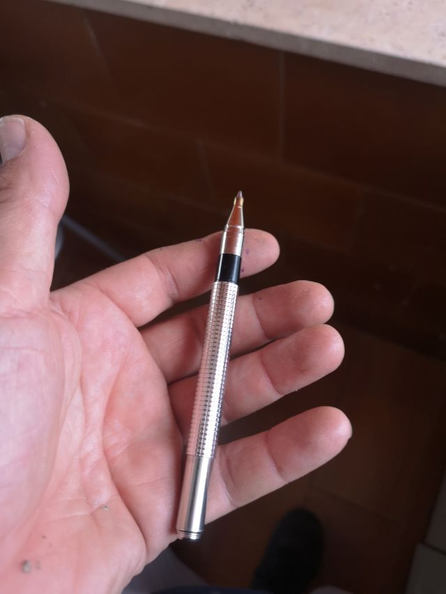 boligrafo omas plata