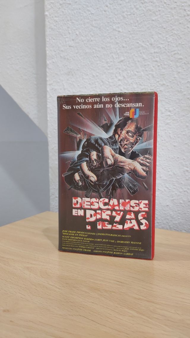 DESCANSE EN PIEZAS Cinta VHS Original
